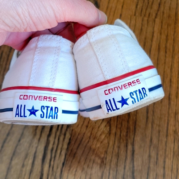 White Converse All Star sneakers sz 9 Women’s - Picture 3 of 8